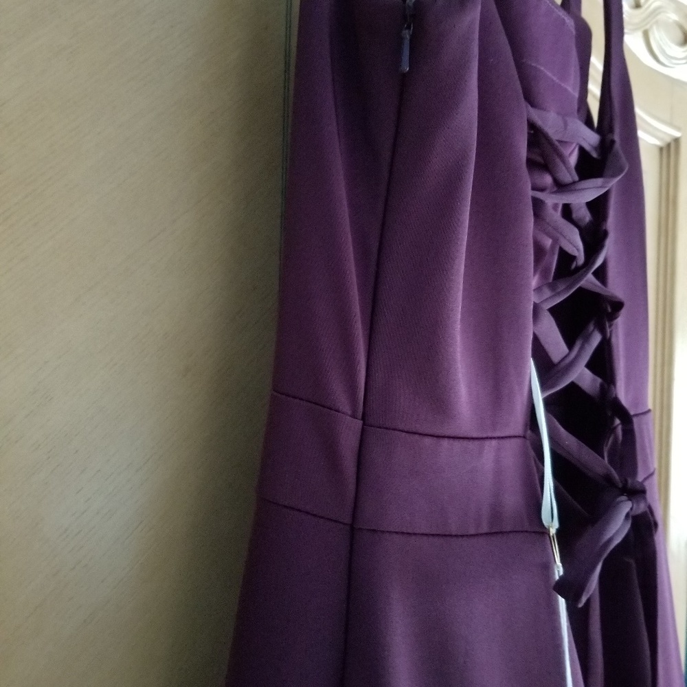 2Cute Long Prom Dress Purple US 4 NWT - Picture 4 of 8